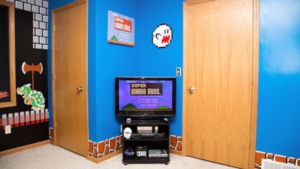 Mario themed bedroom 