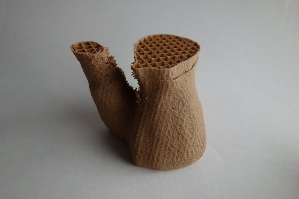 Mycelium chair Eric Klarenbeek 3d-printed chair 