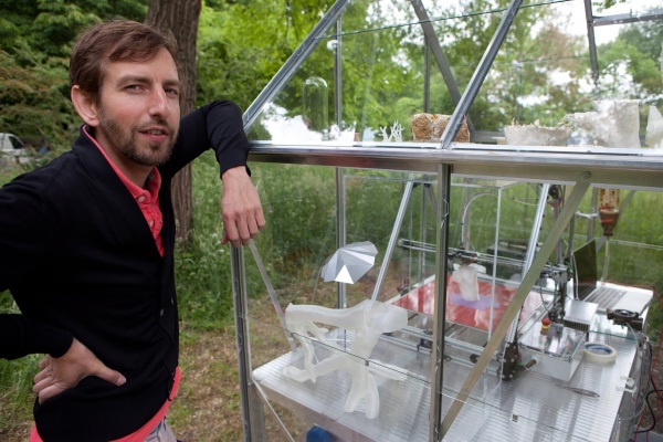 Mycelium chair Eric Klarenbeek 3d-printed chair 