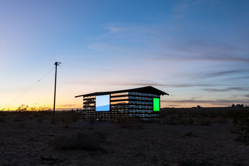 Lucid Stead mirror house in the middle of Californian desert by Phillip K Smith III