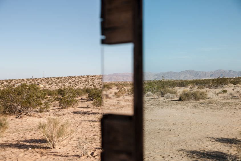 Lucid Stead mirror house in the middle of Californian desert by Phillip K Smith III