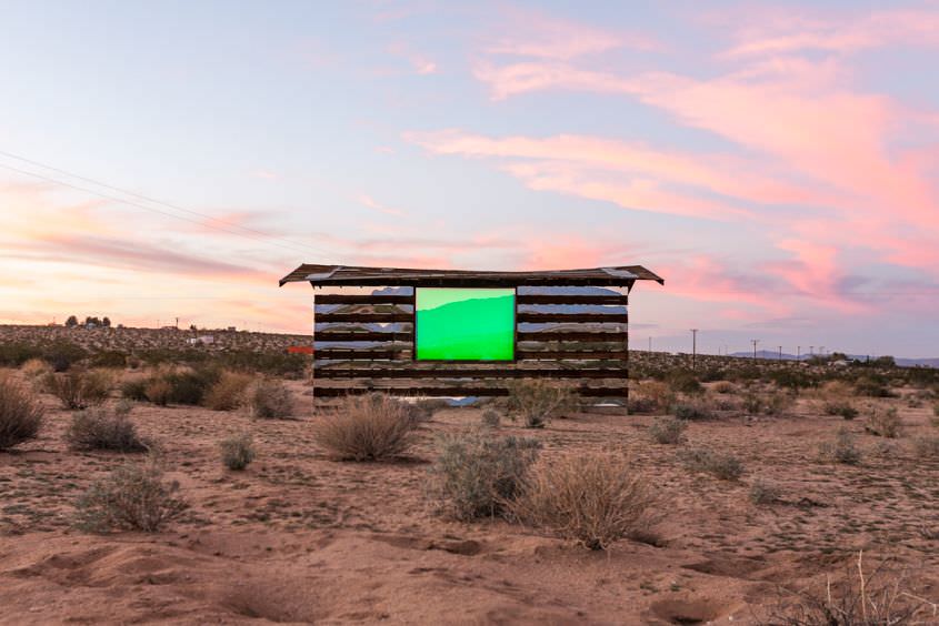 Lucid Stead mirror house in the middle of Californian desert by Phillip K Smith III