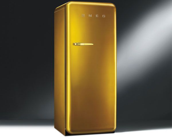 Smeg's Gold Retro fridge