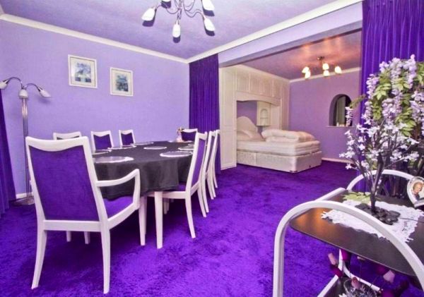 Uxbridge Road house with purple interior for sale