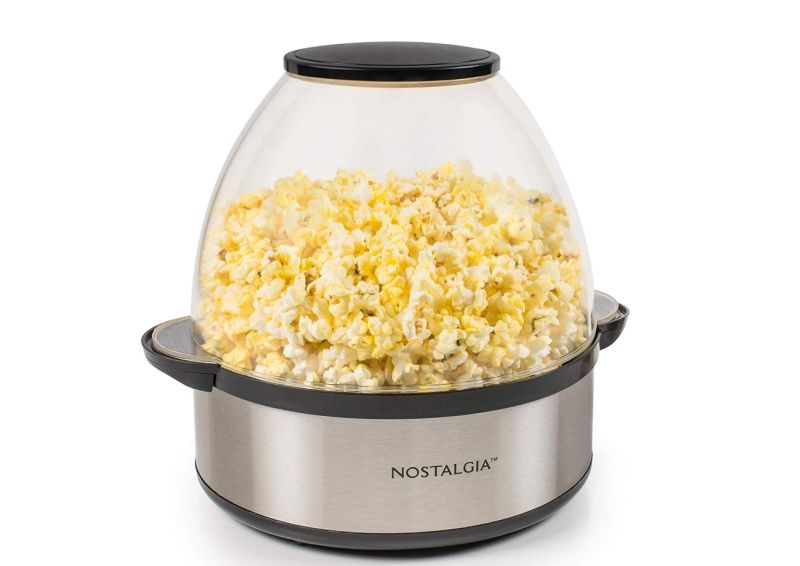 Nostalgia Stainless Steel Popcorn Popper