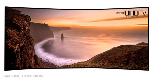 105 inch curved UHD TV from samsung