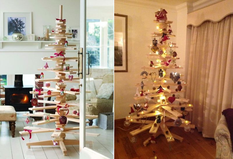Timbatree: Wooden Christmas Tree You can Use over the Years