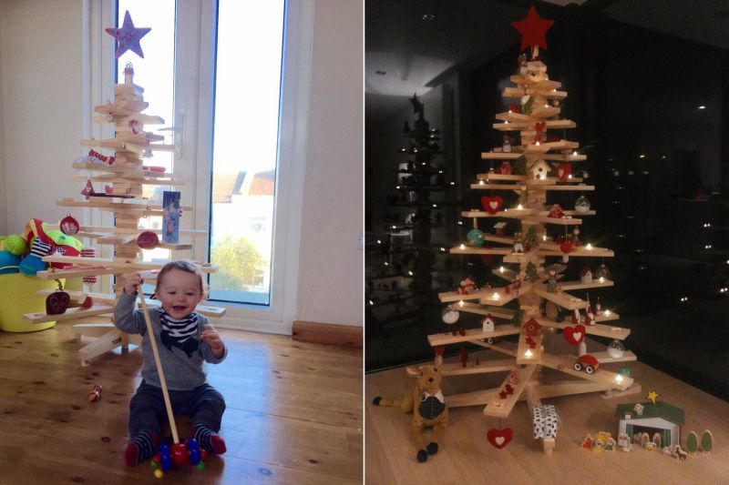 Timbatree: Wooden Christmas Tree You can Use over the Years