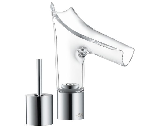 Transparent faucet Axor Starck V faucet