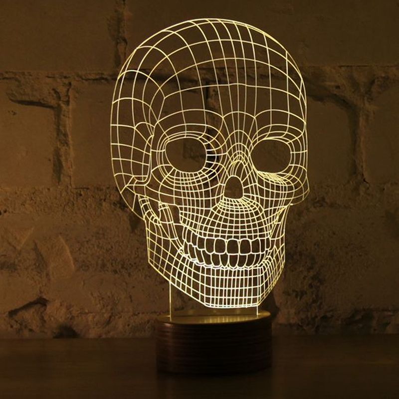 BULBING skull lamp