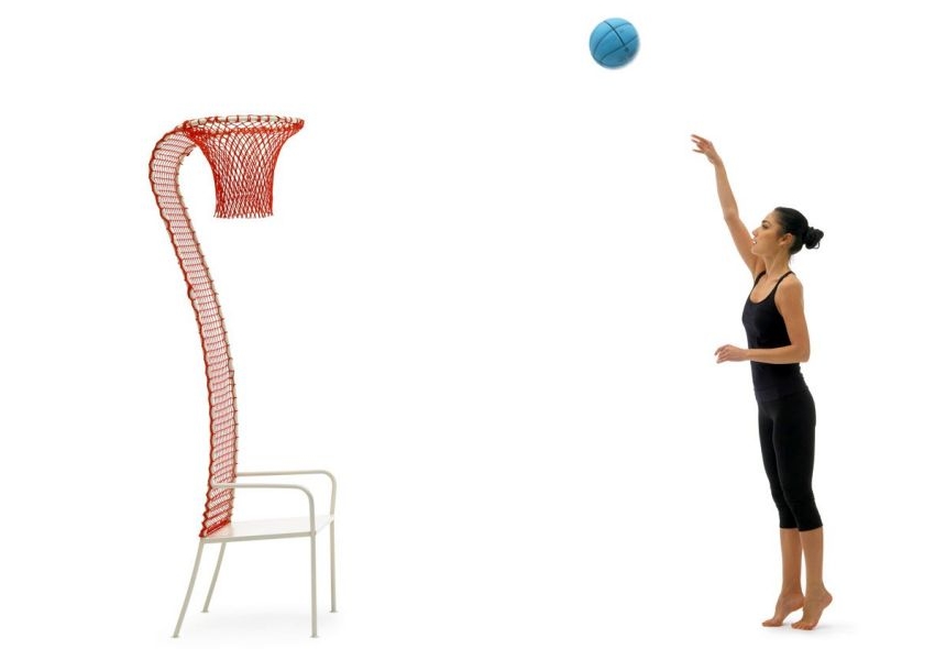 Lazy Basketball Chair Brings Basketball Fun To Your Bedroom