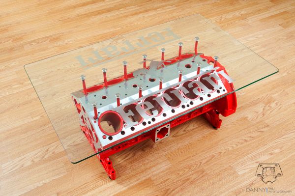 Ferrari V12 Engine Coffee Table