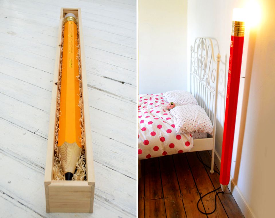 pencil floor lamp