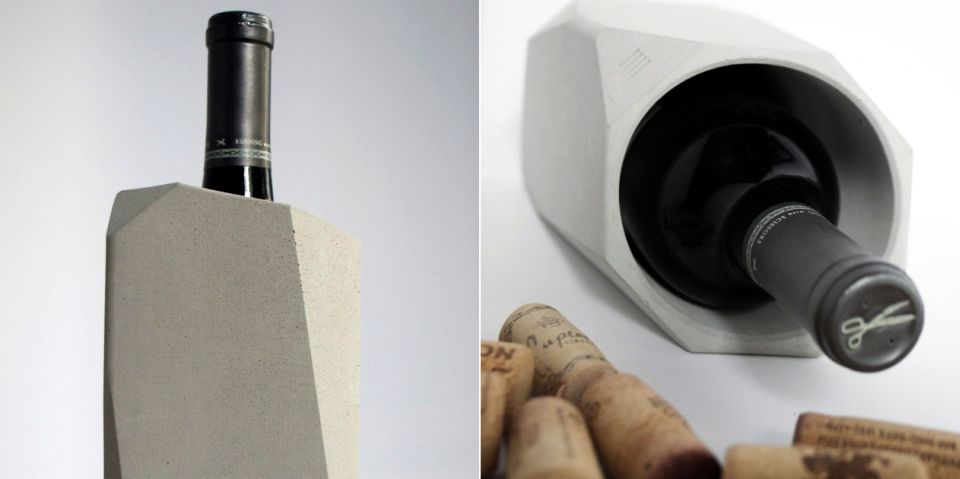 Corvi Concrete Wine Cooler by Francisco Corvi