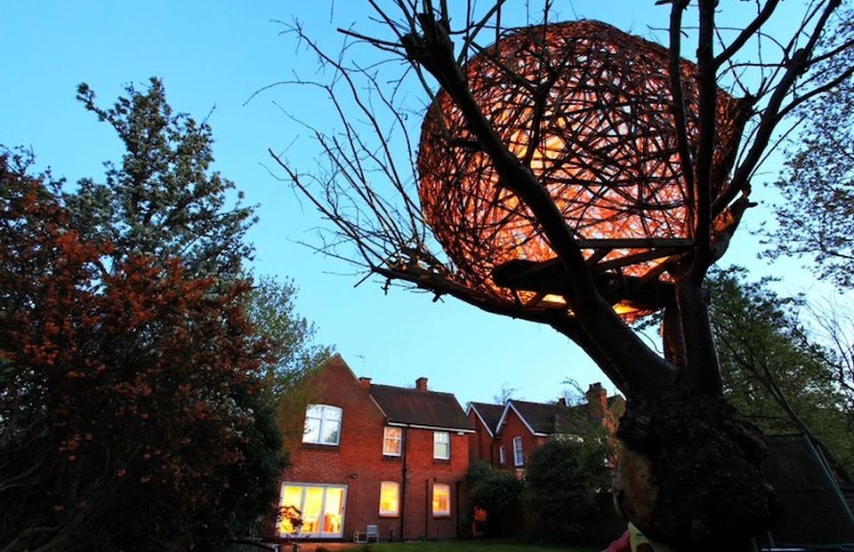 Woven Treehouse by Tom Hare