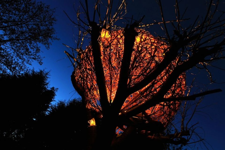 Woven Treehouse by Tom Hare