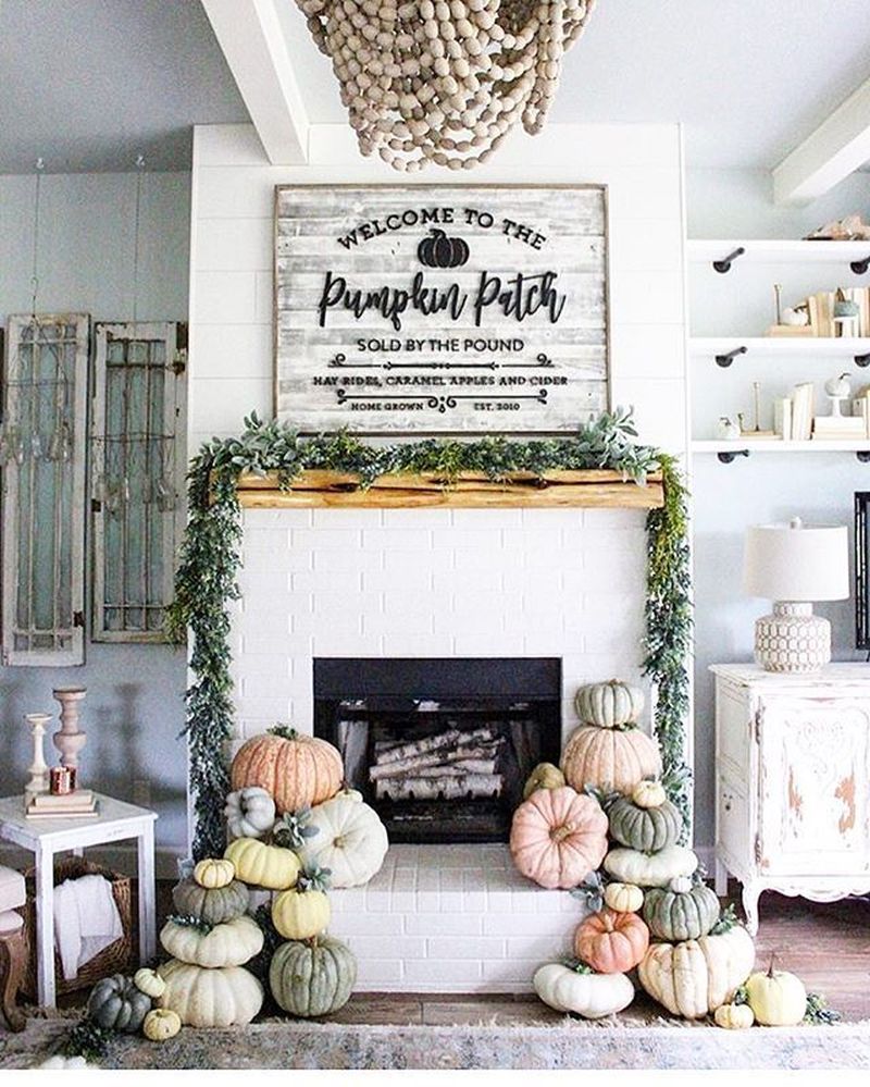 Add a pumpkin patch in living room
