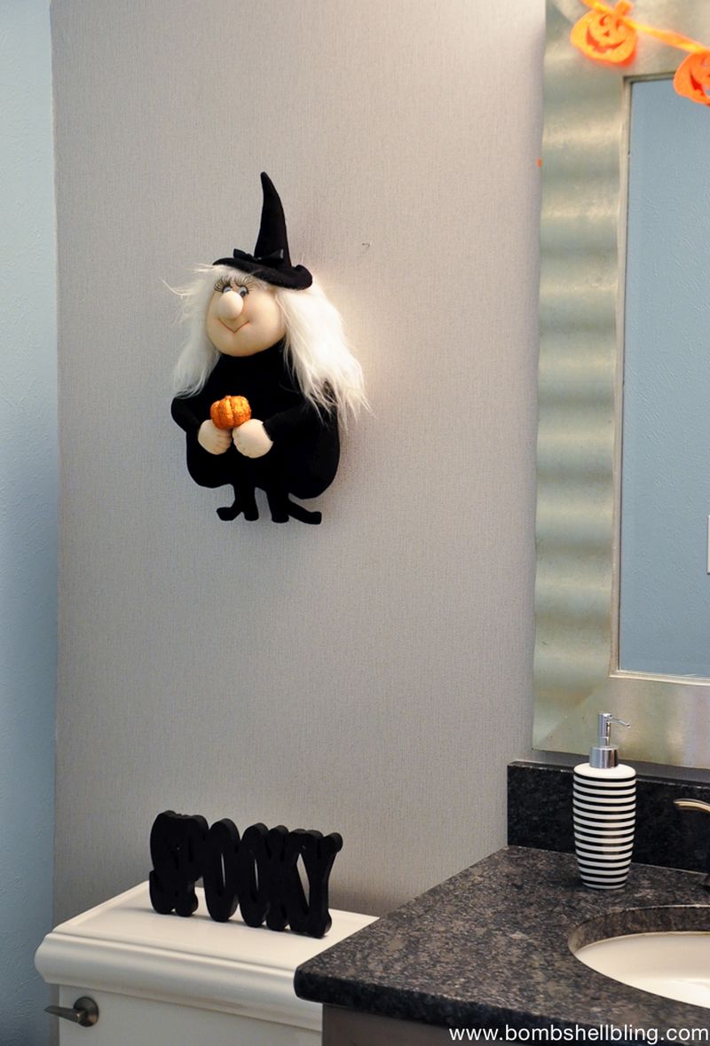 Amaze guests with witch-themed bathroom