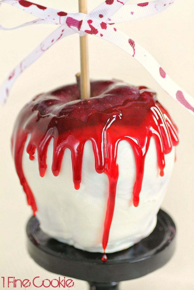 bloody candy apples