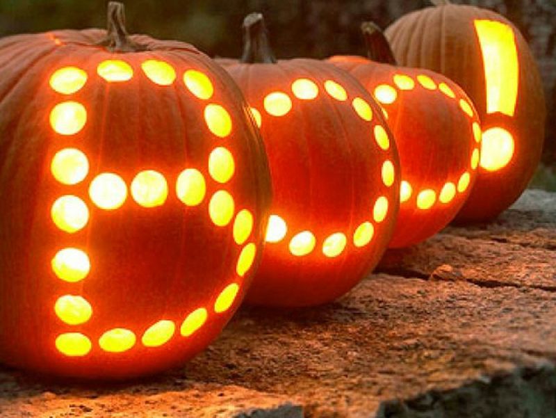 Boo Halloween Pumpkin