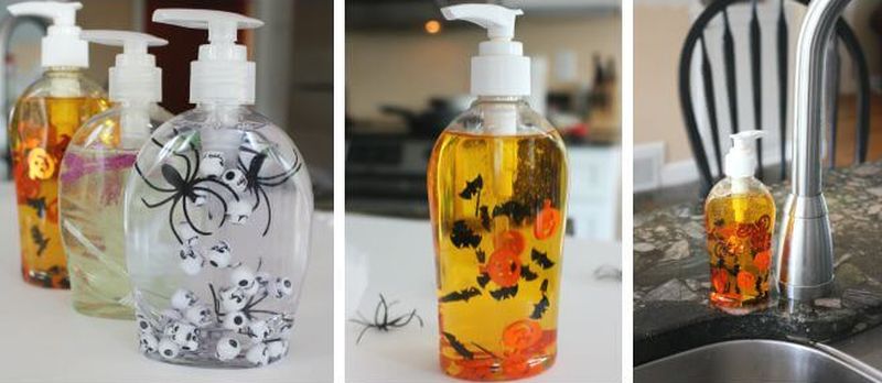 Creepy hand soap dispenser
