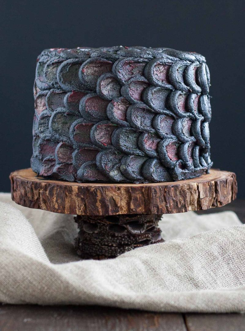 Gothic cake for Halloween