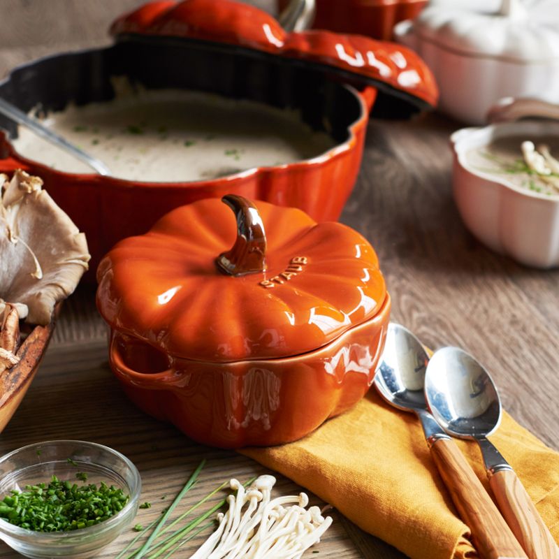Halloween-themed pumpkin bowl