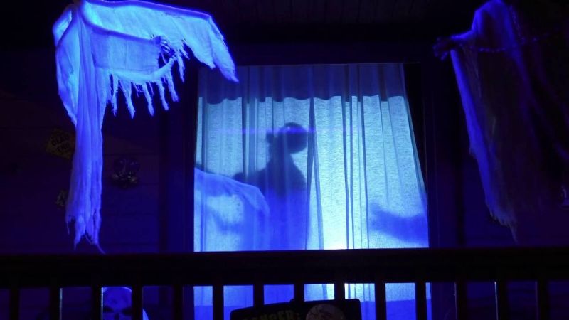 Halloween window decoration_3