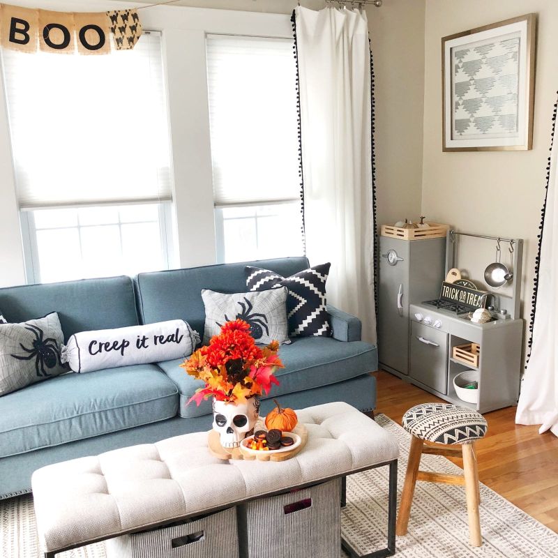 Induce some vibrant colors into your living room