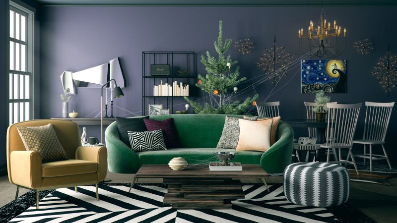 Induce some vibrant colors into your living room