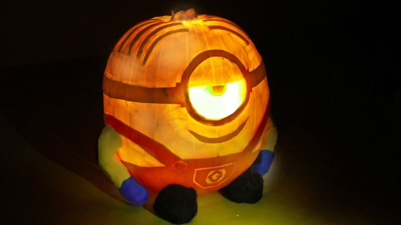 Minion jack-o’-lantern by Dave Hax
