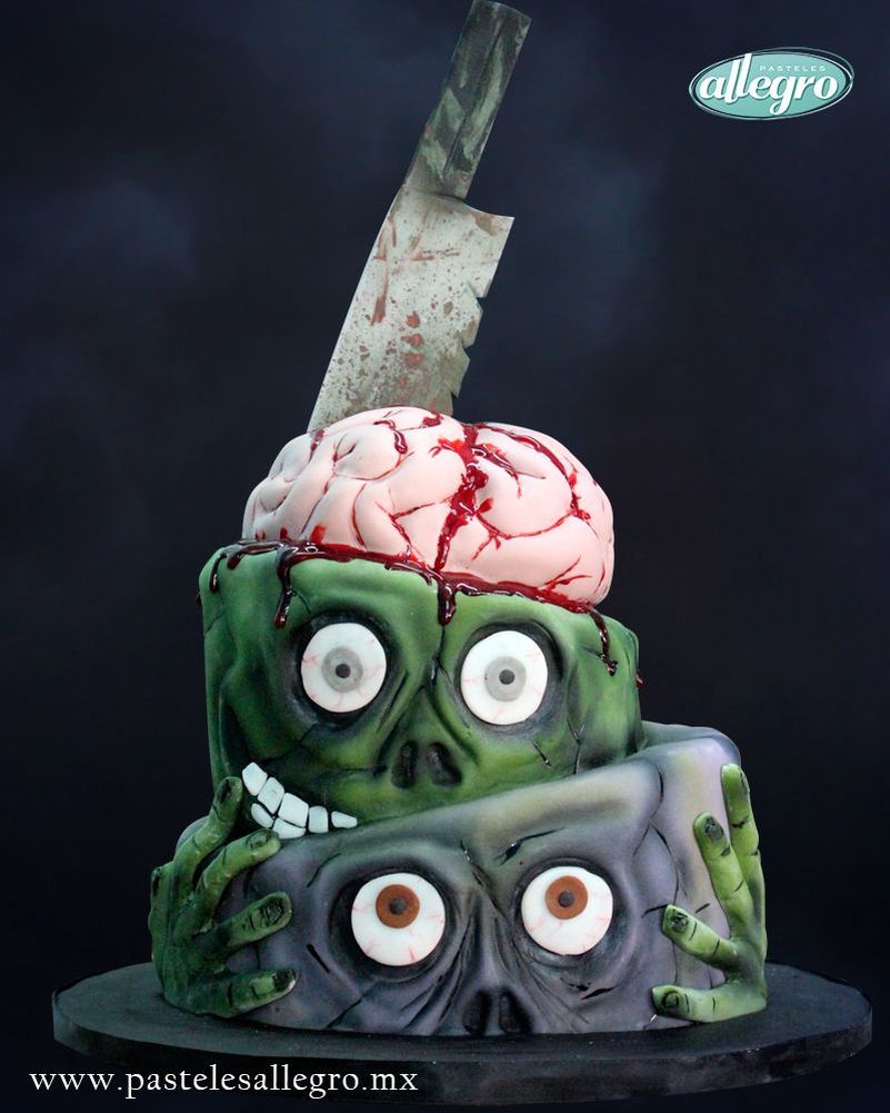 Monster cake for Halloween