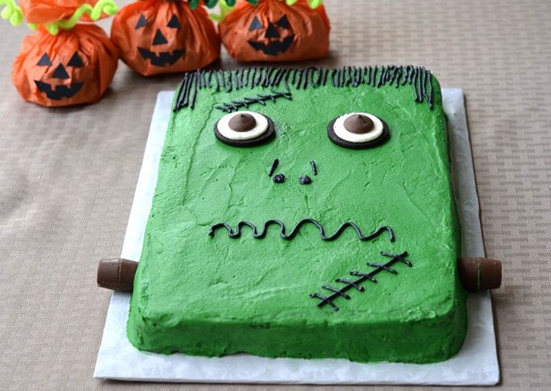 Monster cake for Halloween