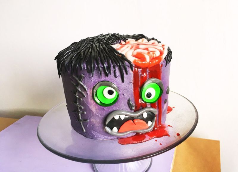 Monster cake for Halloween
