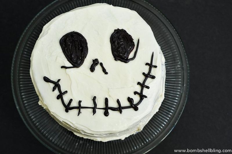 Nightmare Before Christmas Jack Skellington Cake
