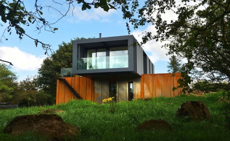Patrick Bradley's £133k home built from four shipping containers