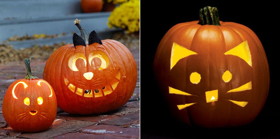 Pumpkin carving patterns for Halloween