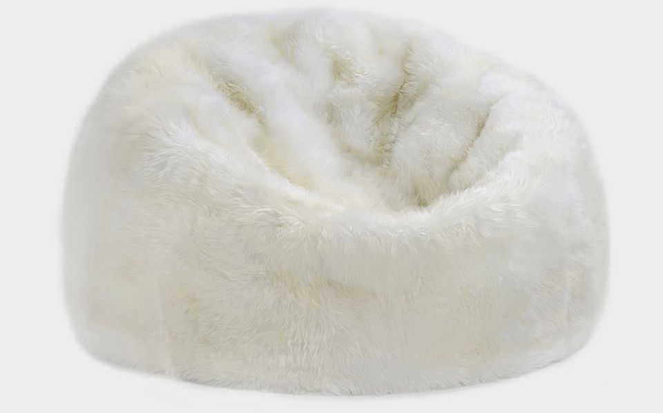 Wrap Yourself In Softness With Sheepskin Bean Bag By Parker Wool