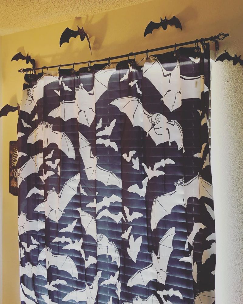 Use Halloween themed furniture, bed sheets, pillows and accessories