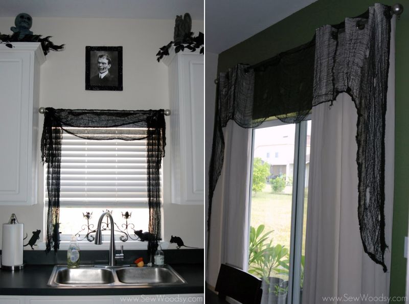decorating with creepy cloth kitchen