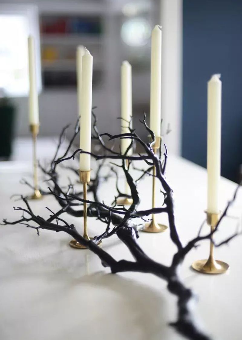 Halloween table display