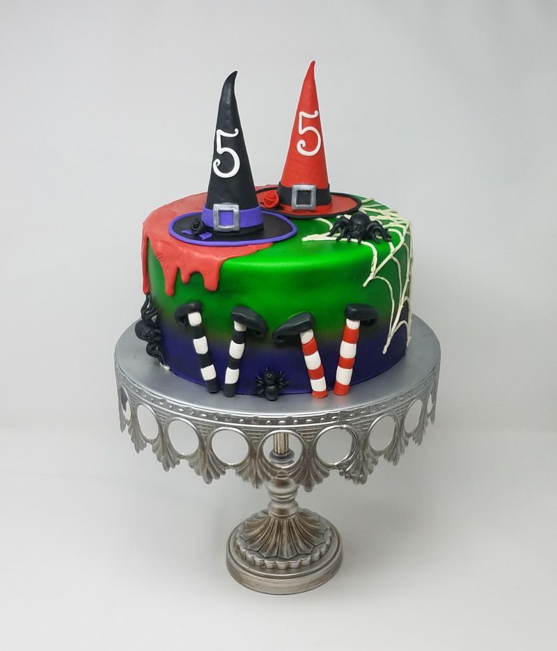 witch cake for Halloween