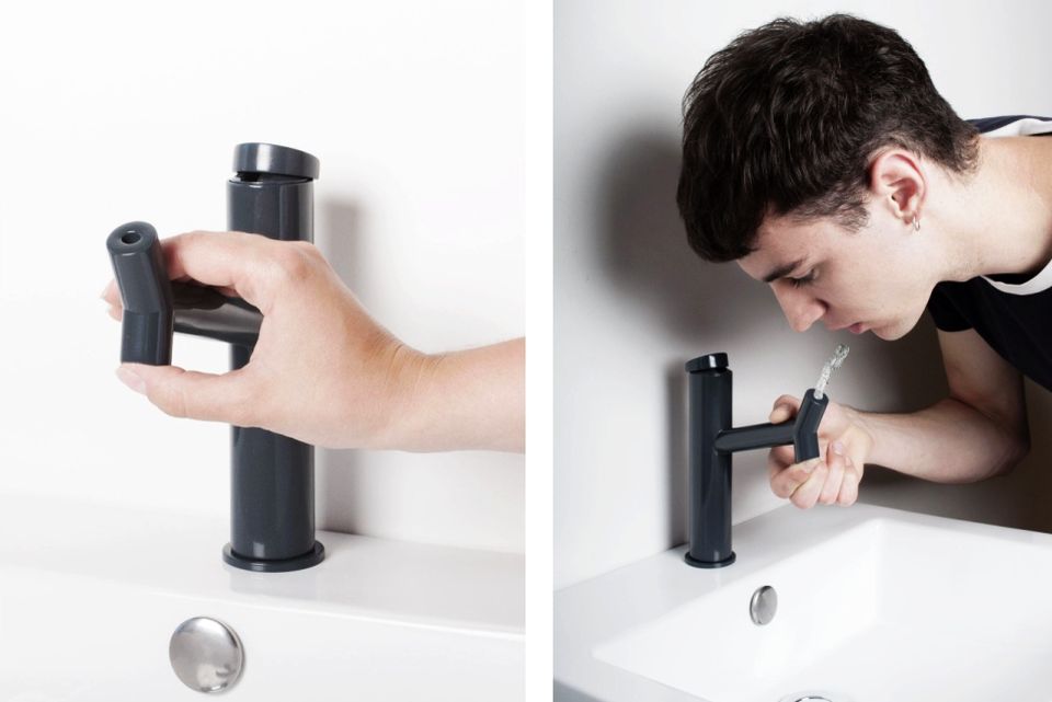 3d Printed Down Up Faucet Is Handy Water Fountain To Quench Thirst