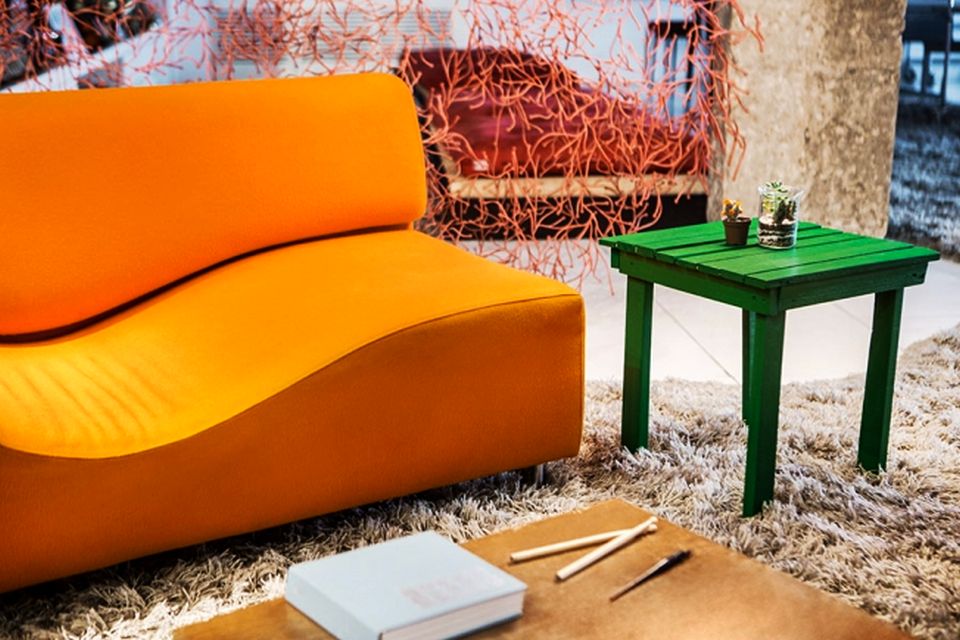 JWT Furniture Made of Recycled Political Campaign Boards