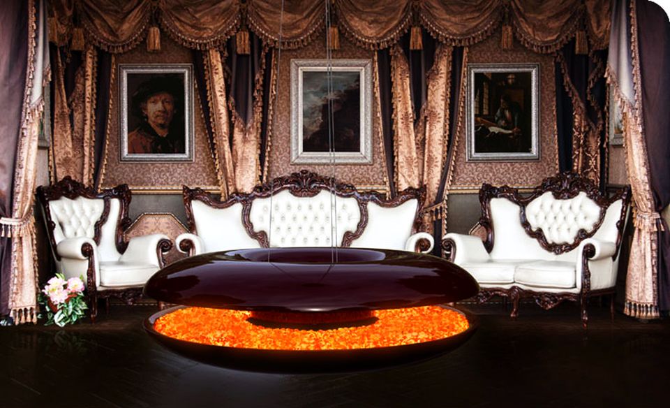 Ring of Saturn Fireplace