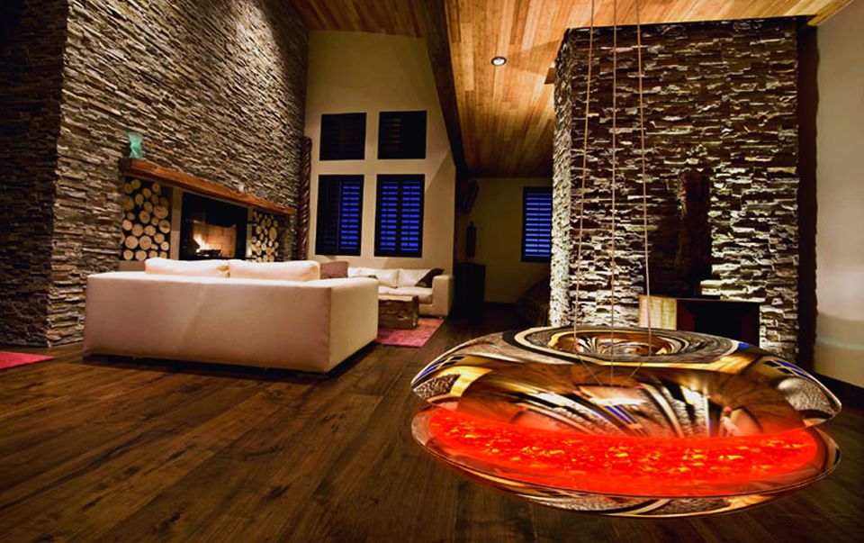 Ring of Saturn Fireplace