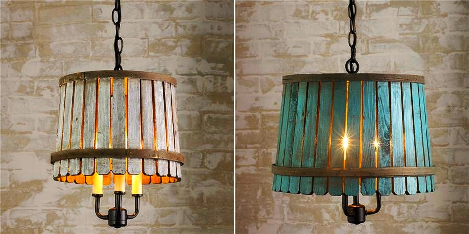 Bushel Basket Pendant Lamp