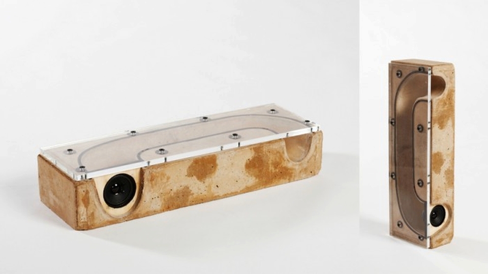 Concrete T L Speaker not only boasts unique design but also offers better sound quality