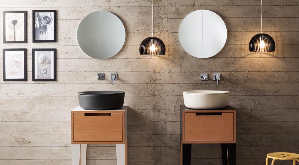 Mizu Ceramic Washbasins by Scarabeo Ceramiche