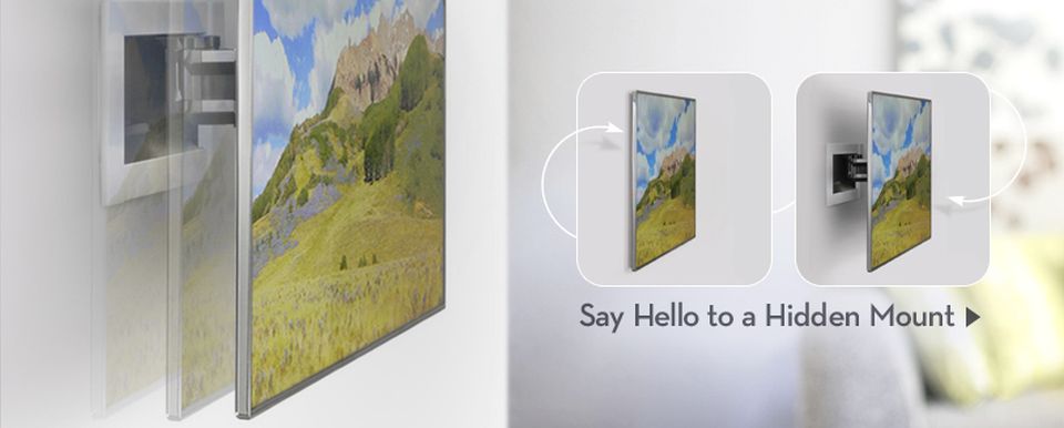 This Tv Wall Mount By Omnimount Gets Recessed In To Maintain This Tv Wall Mount By Omnimount Gets Recessed In To Maintain Minimalism